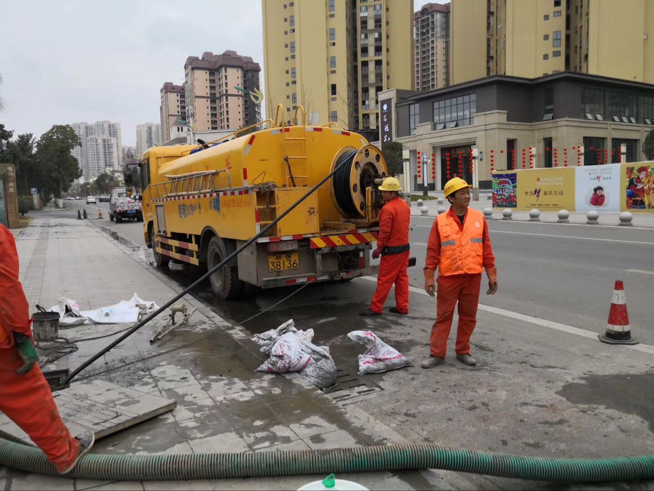武乡排污管道清淤-管道清洗